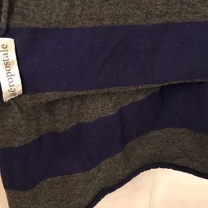 🛑Blue and gray striped Aeropostale scarf